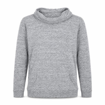 Luxe Womens Grey Polyester Pullover Sweatshirt Size M Pullover