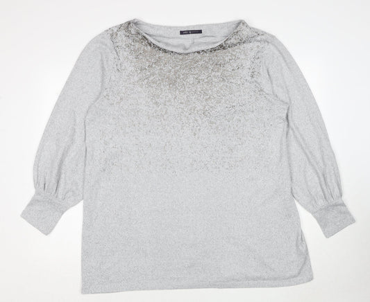 Womens UK Size 20 Marks and Spencer Grey Pullover Jumper