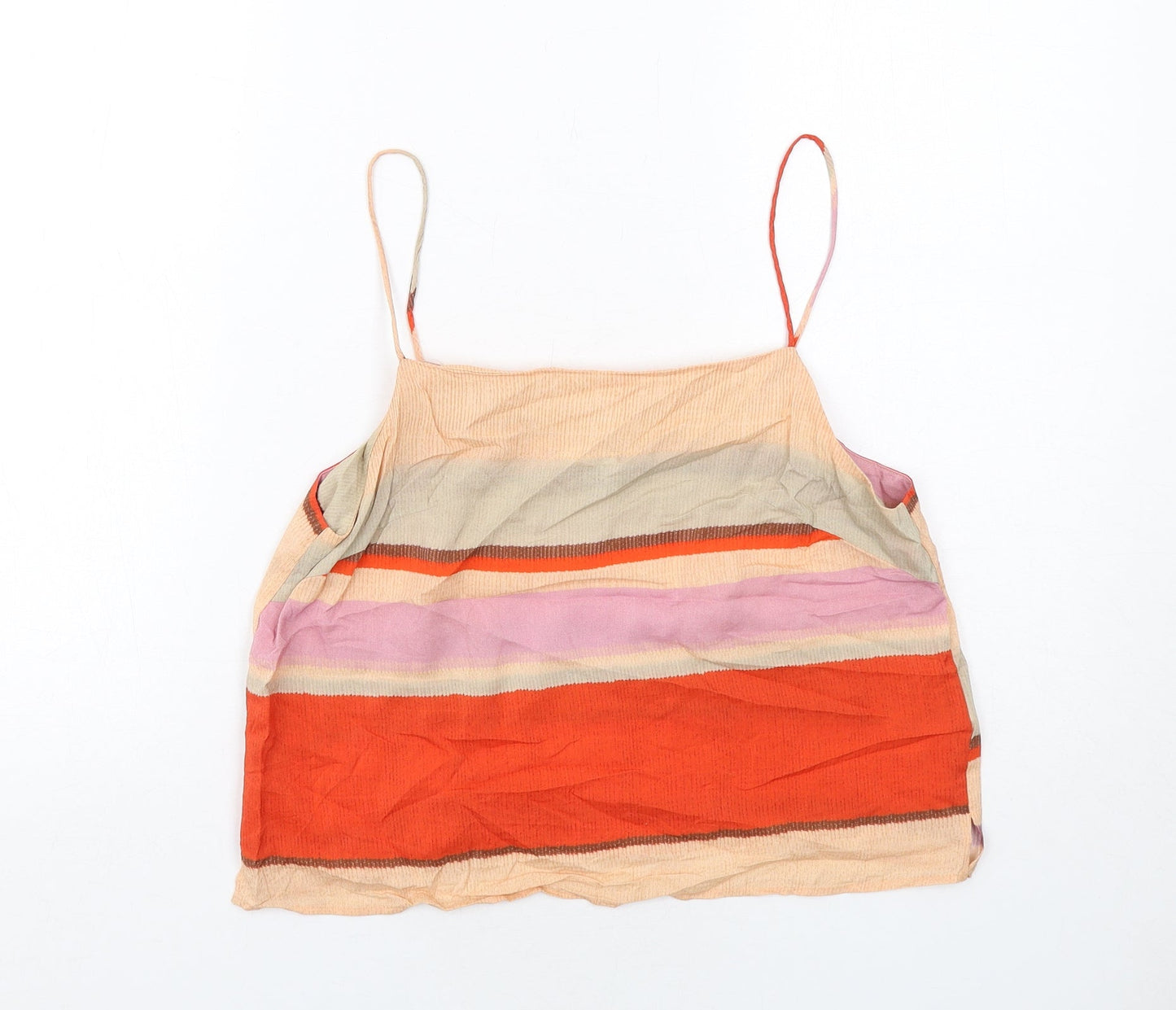 Womens UK Size 10 H&M Multicoloured Basic Tank