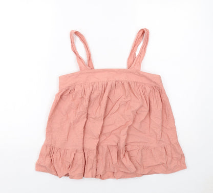 Womens UK Size 8 ASOS Pink Basic Tank