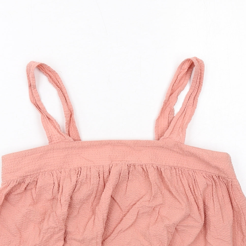 Womens UK Size 8 ASOS Pink Basic Tank