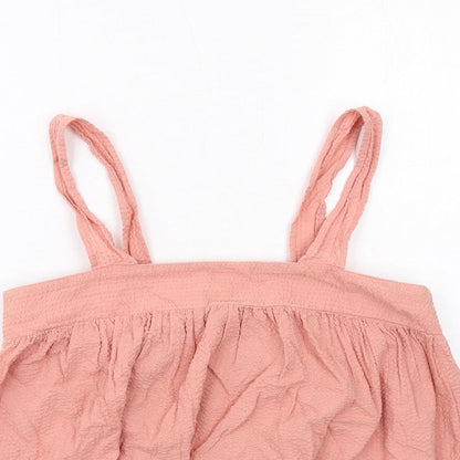 Womens UK Size 8 ASOS Pink Basic Tank