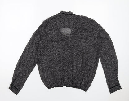 Womens UK Size 8 River Island Black Basic Blouse