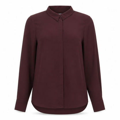 Womens UK Size 6 H&M Purple Basic Button-Up