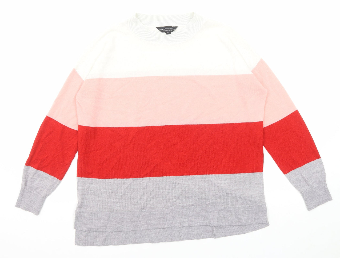 Womens UK Size 12 Dorothy Perkins Multicoloured Pullover Jumper