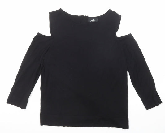 Womens UK Size M Wallis Black Pullover Jumper
