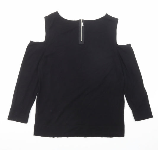 Womens UK Size M Wallis Black Pullover Jumper