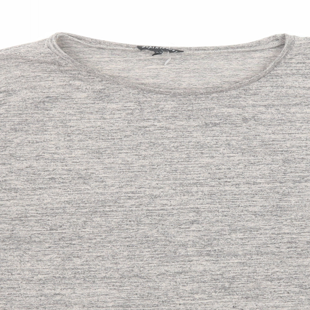 Womens UK Size 14 Warehouse Grey Basic Blouse