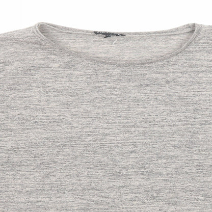 Womens UK Size 14 Warehouse Grey Basic Blouse