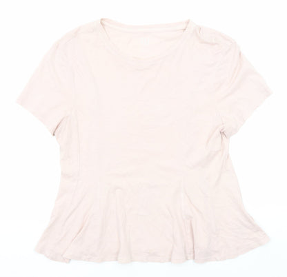 Womens UK Size L Gap Pink Basic T-Shirt