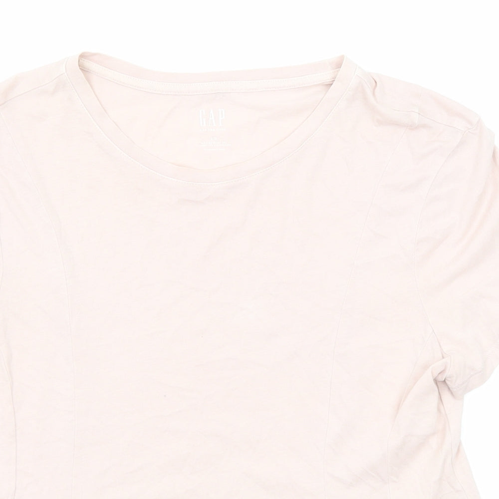 Womens UK Size L Gap Pink Basic T-Shirt