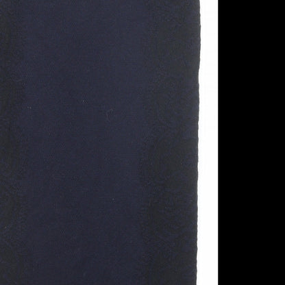 Per Una Womens Blue Cotton Straight & Pencil Skirt Size 10