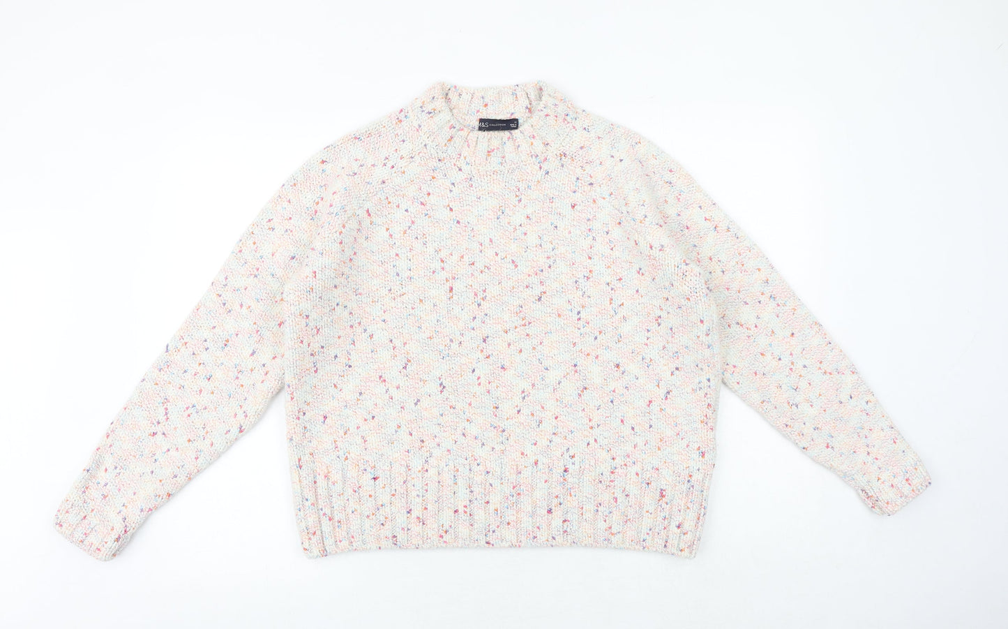 Womens UK Size 12 Marks and Spencer Multicoloured Pullover Jumper