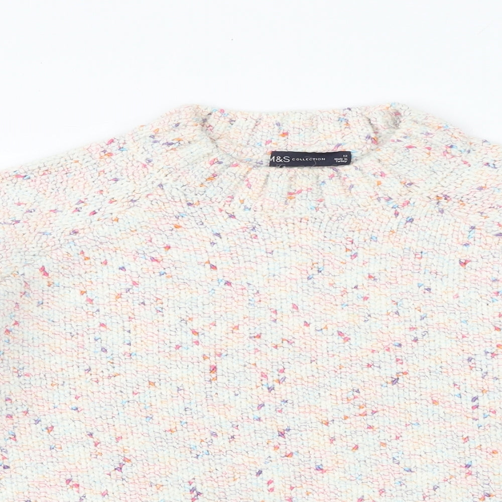 Womens UK Size 12 Marks and Spencer Multicoloured Pullover Jumper