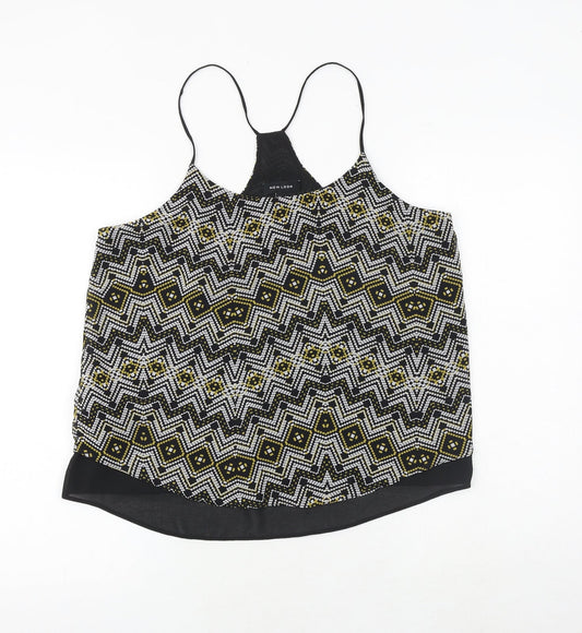 Womens UK Size 14 New Look Beige Basic Tank