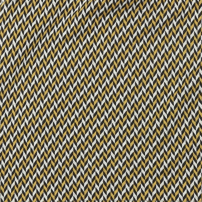 New Look Womens Yellow Geometric Polyester A-Line Skirt Size 6