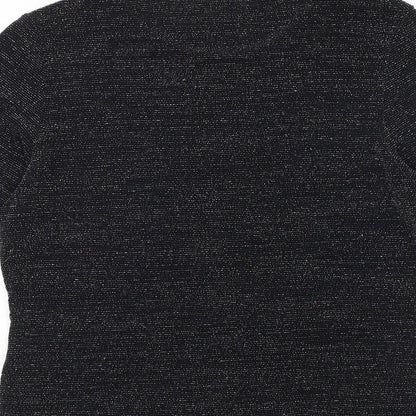 Womens UK Size M Klass Black Basic T-Shirt