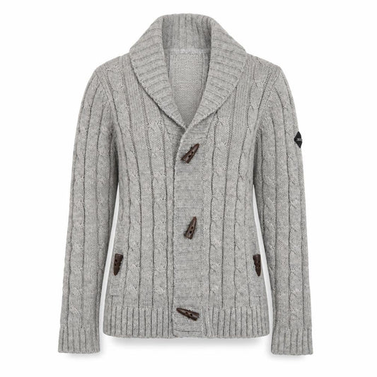 Womens UK Size S Crafted Grey Cardigan Jumper