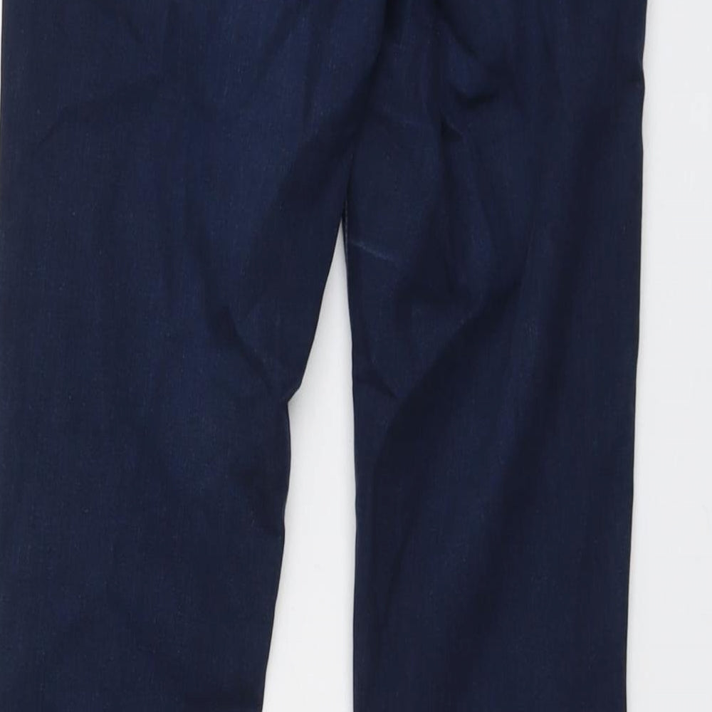 Topshop Womens Blue Cotton Skinny Jeans Size 28 in L29 in Regular Button