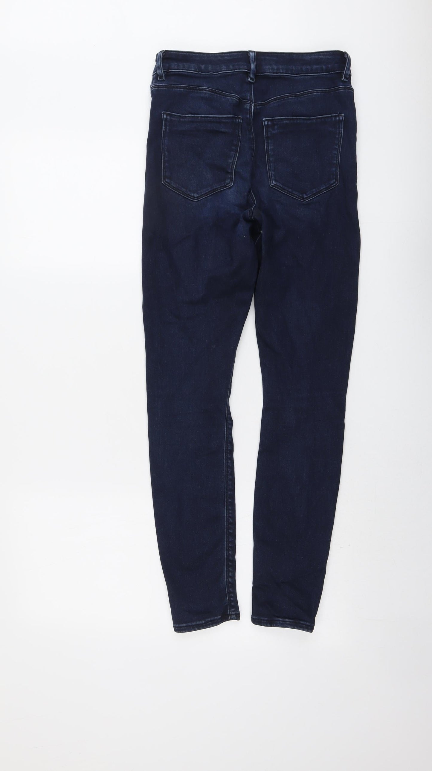 ASOS Womens Blue Cotton Skinny Jeans Size 26 in L27 in Regular Button