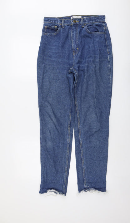 American Apparel Womens Blue Cotton Mom Jeans Size 28 in L29 in Regular Button