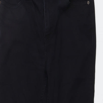 New Look Womens Blue Cotton Skinny Jeans Size 10 L27 in Regular Button