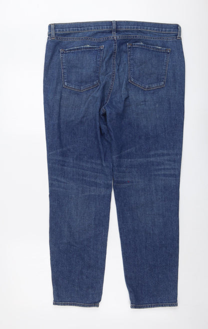 J Brand Mens Blue Cotton Straight Jeans Size 32 in L28 in Regular Button
