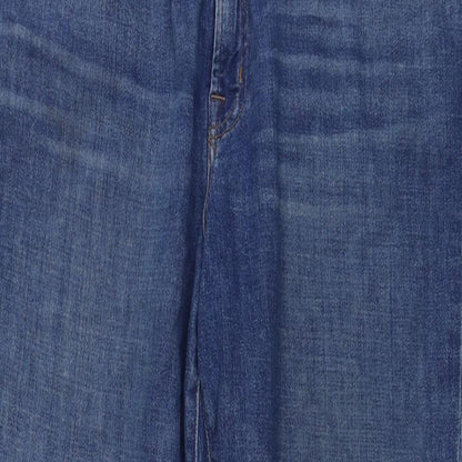 J Brand Mens Blue Cotton Straight Jeans Size 32 in L28 in Regular Button