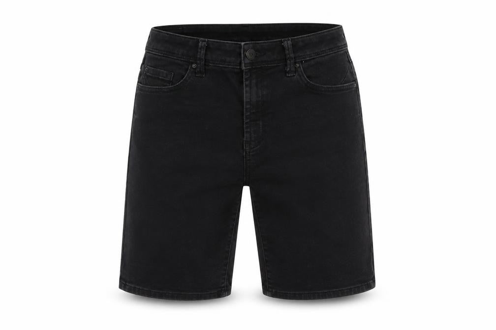ESPRIT Mens Black Cotton Chino Shorts Size 28 in L10 in Regular Button