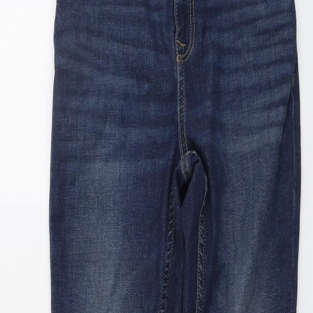 NEXT Boys Blue Cotton Straight Jeans Size 11-12 Years Regular Button