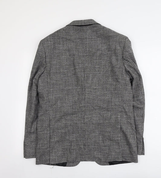 Mens UK Size 40 Marks and Spencer Regular Grey Suit Jacket