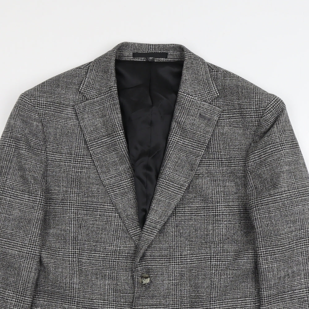 Mens UK Size 40 Marks and Spencer Regular Grey Suit Jacket