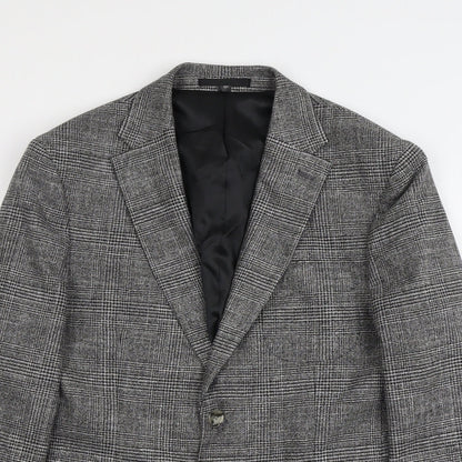 Mens UK Size 40 Marks and Spencer Regular Grey Suit Jacket