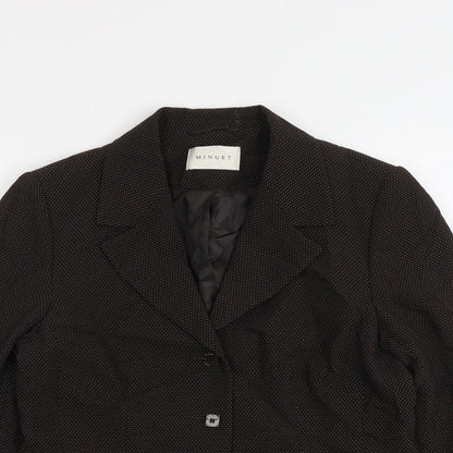 Womens UK Size 12 Minuet Brown Jacket