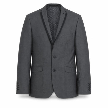 Limehaus Mens Grey Polyester Jacket Suit Jacket Size 40 Regular