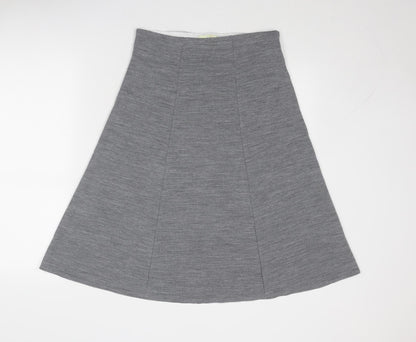 Classic Womens Grey Acrylic Swing Skirt Size 12