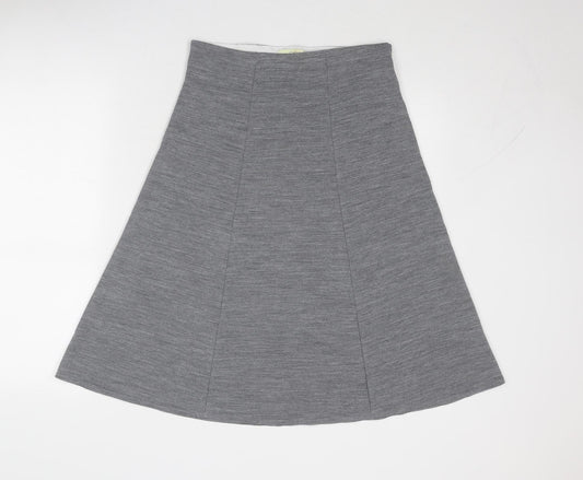 Classic Womens Grey Acrylic Swing Skirt Size 12