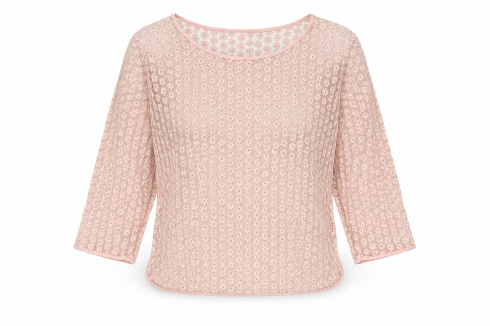 Womens UK Size 10 Topshop Pink Basic Blouse