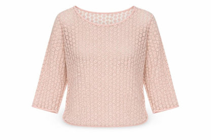 Womens UK Size 10 Topshop Pink Basic Blouse
