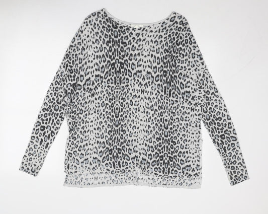 Womens UK Size S H&M Grey Pullover Jumper