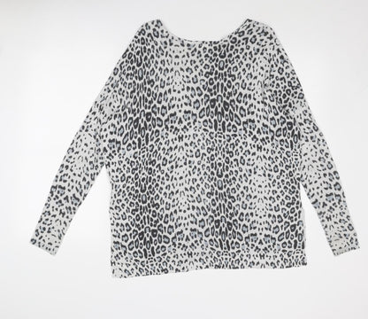 Womens UK Size S H&M Grey Pullover Jumper