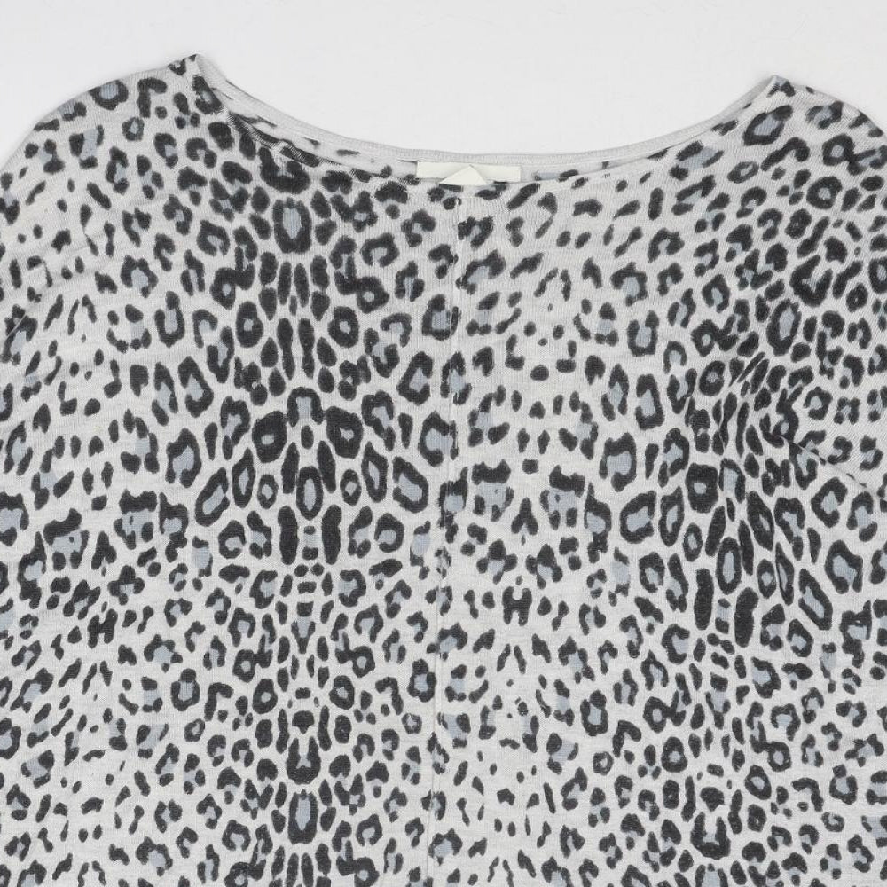Womens UK Size S H&M Grey Pullover Jumper
