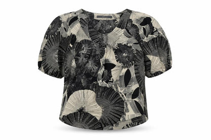 Womens UK Size 8 Luxzuz Black Basic Blouse