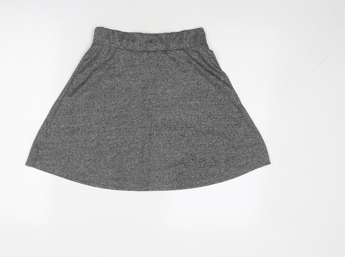 Divided by H&M Womens Grey Polyester Skater Skirt Size S