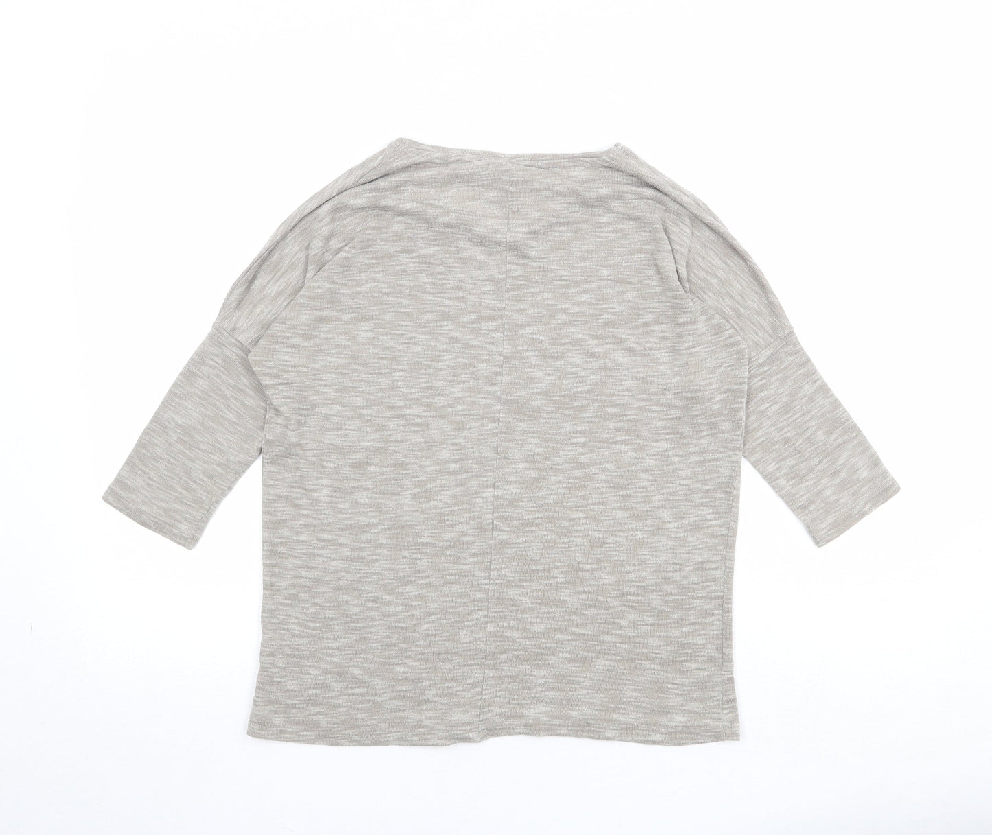 Womens UK Size S VERO MODA Beige Basic T-Shirt