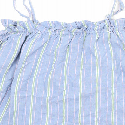 Womens UK Size S Pins & Needles Blue Basic Blouse