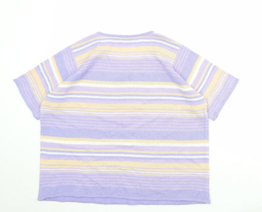 Womens UK Size XL Bonmarché Purple Pullover Jumper