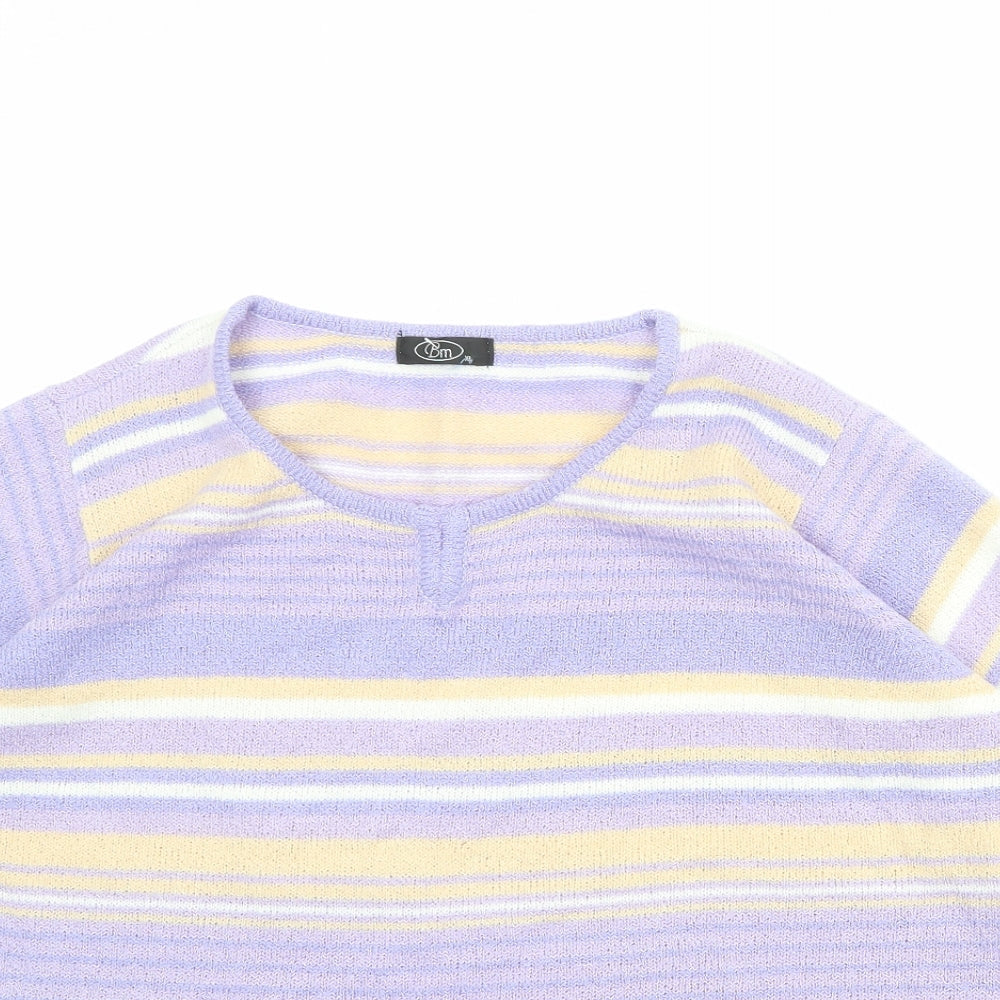 Womens UK Size XL Bonmarché Purple Pullover Jumper