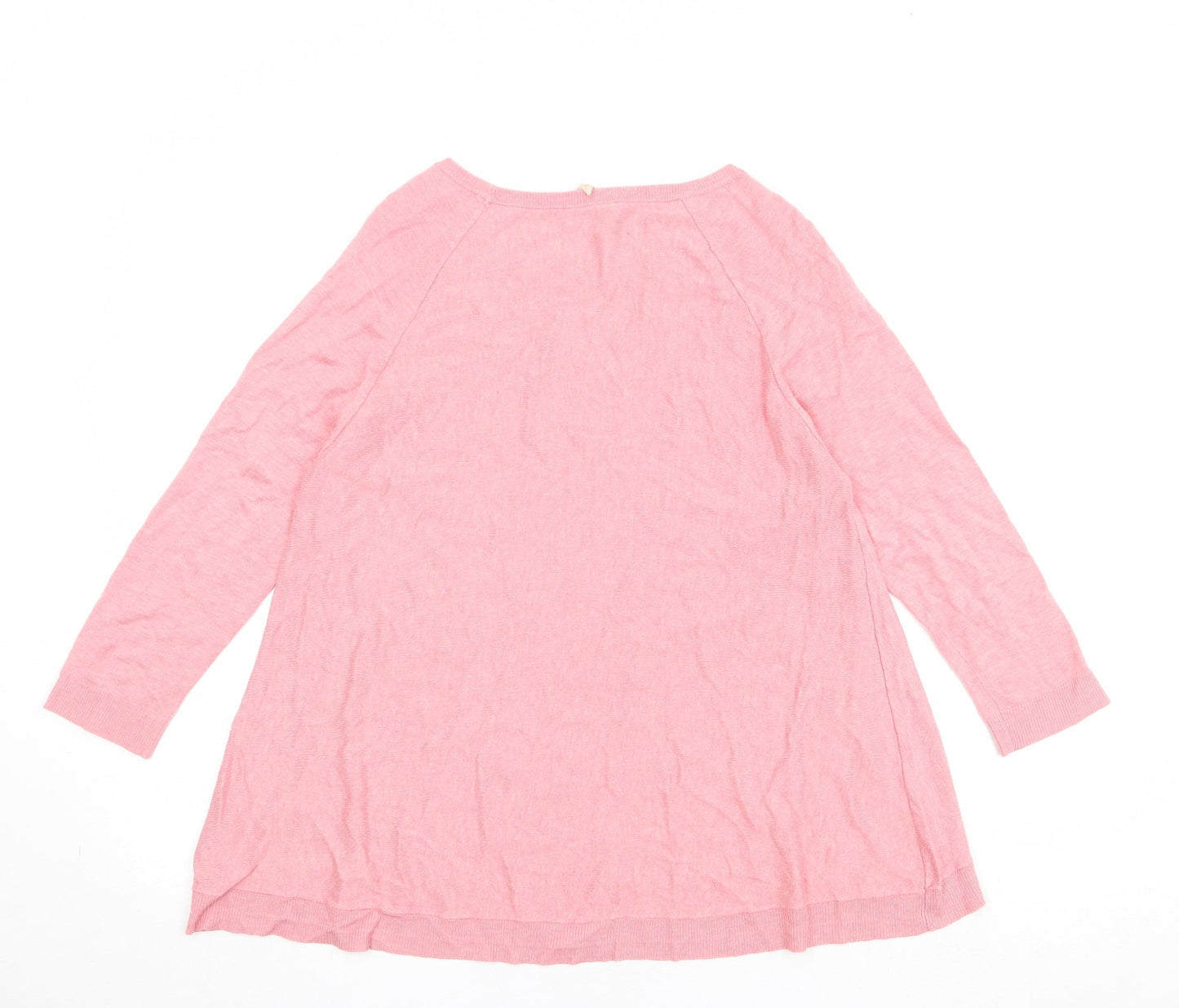 Womens UK Size 10 Phase Eight Pink Pullover Jumper