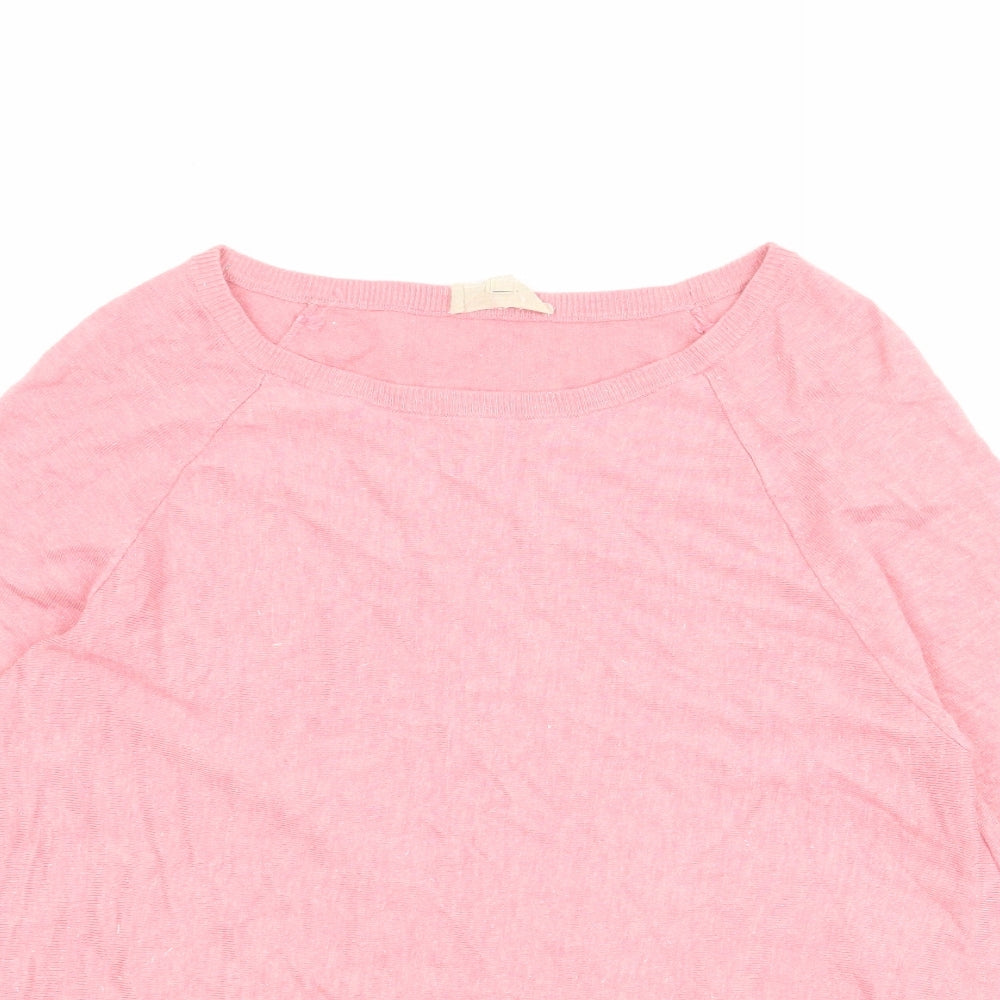 Womens UK Size 10 Phase Eight Pink Pullover Jumper